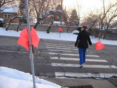 Man Attacked with Crosswalk Flags in Canada