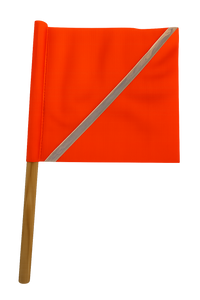 Reflective See Me Flags™ for Crosswalks (Safety Flags) - Set of 24