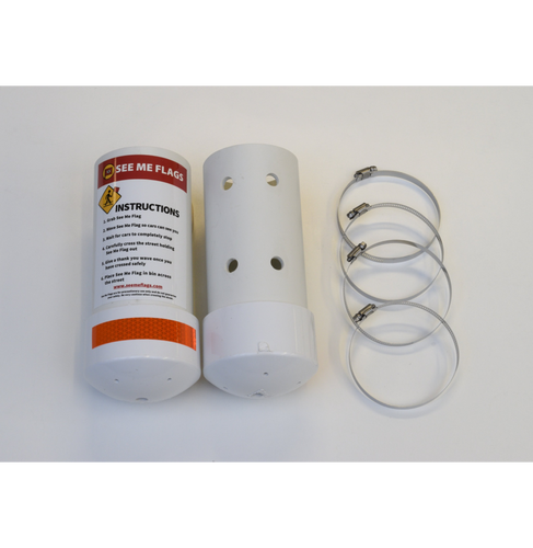 See Me Flag™ Bin (One Crosswalk Flag Holder)