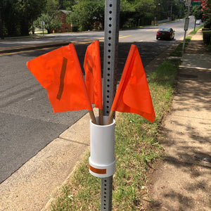 See Me Flags Crosswalk Starter Set (Reflective Flags)